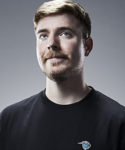 Portrait of YouTuber Jimmy Donaldson, professionally known as MrBeast